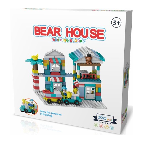 Bear House Building Blocks kocke za slaganje 22-251